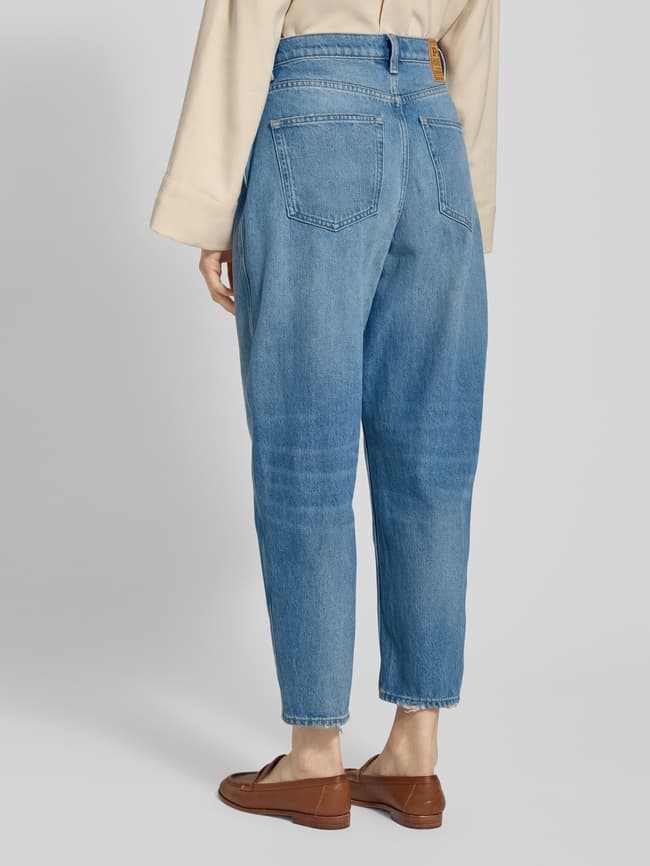 Barrel Jeans im 5-Pocket-Design - Jeansblau