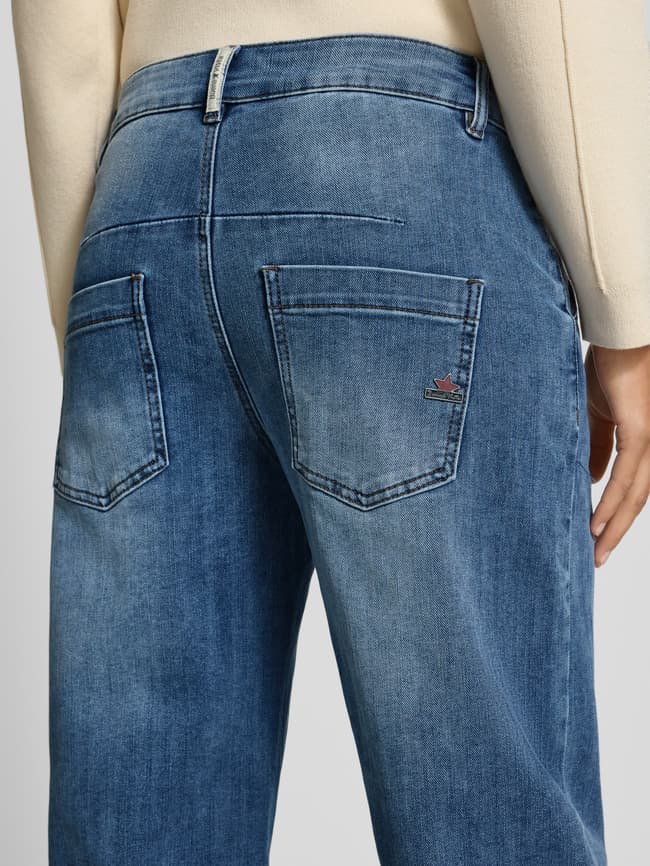 Barrel Fit Jeans im Used-Look - Hellblau