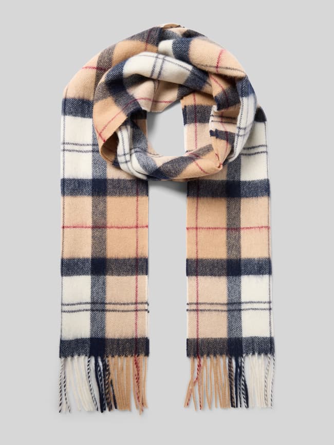 Barbour Schal aus Woll-Kaschmir-Mix - Camel