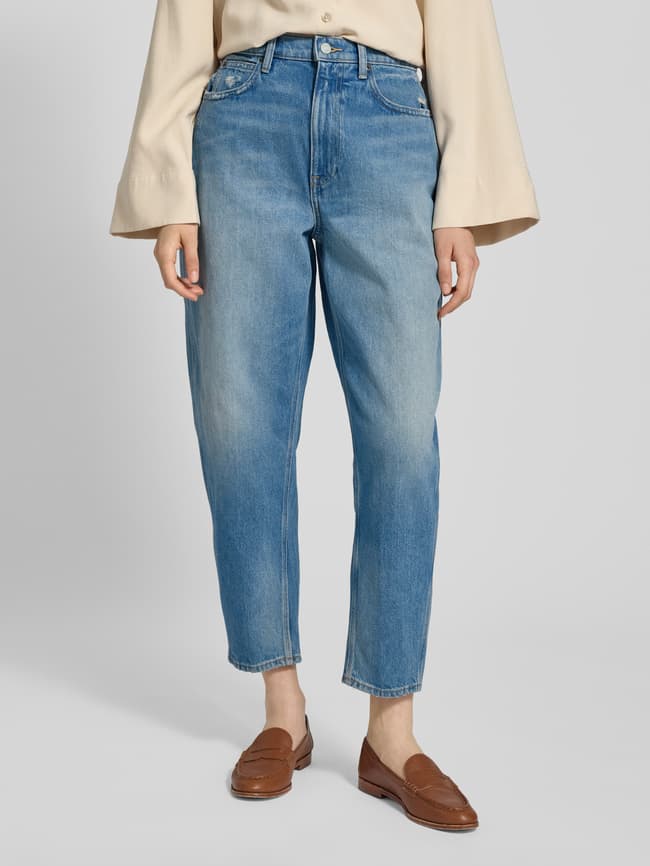 Barrel Jeans im 5-Pocket-Design - Jeansblau