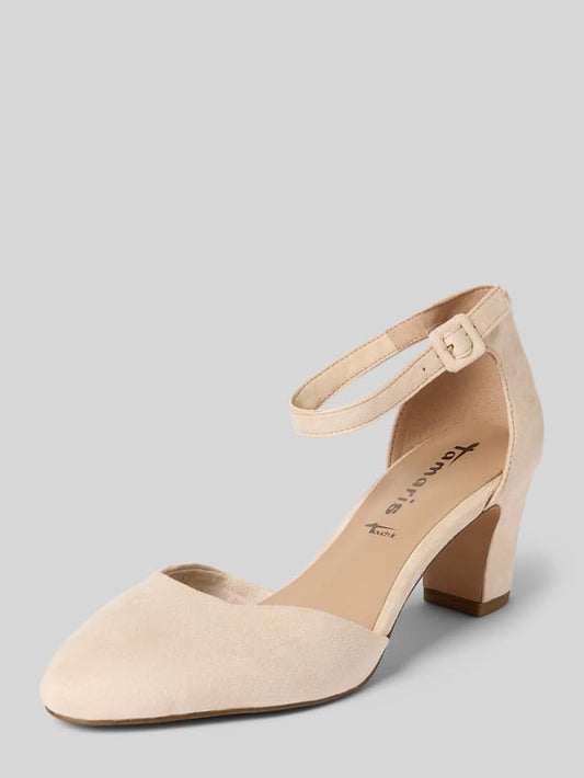 Pumps mit Blockabsatz - Beige