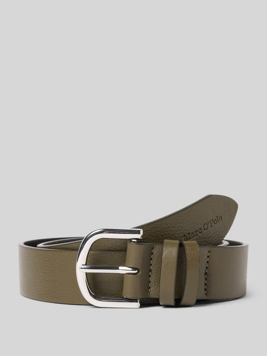 Gürtel aus echtem Rindsleder - Oliv