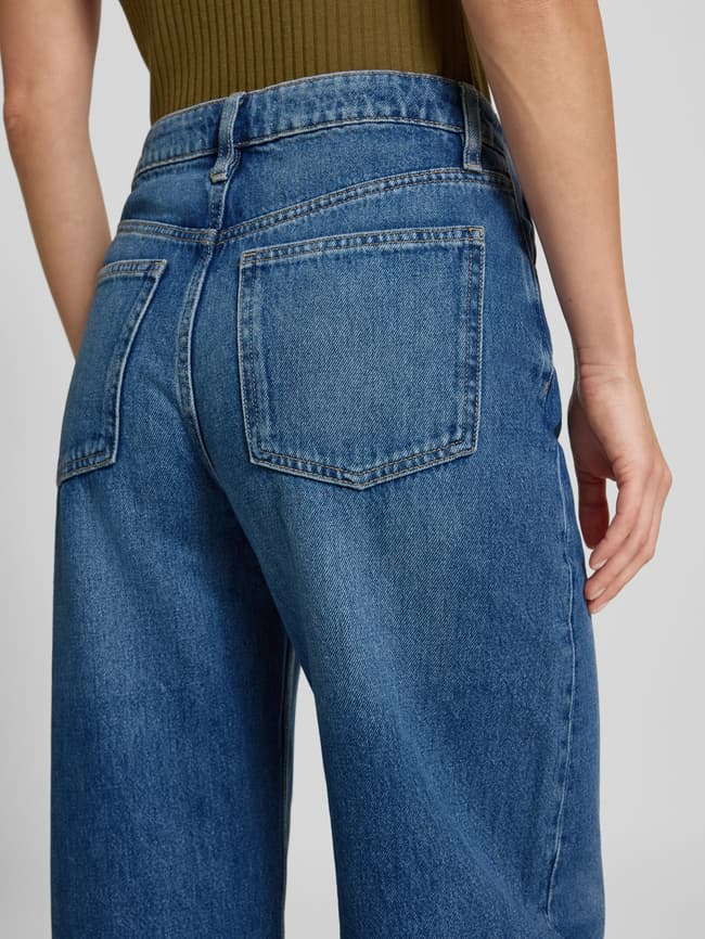 Baggy Fit Jeans im 5-Pocket-Design - Dunkelblau