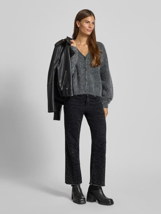 Jeans in verkürzter Passform Modell 'FRANCESCA' - Black