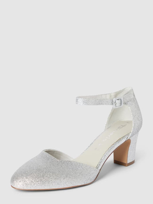 Pumps im schimmernden Design - Silber