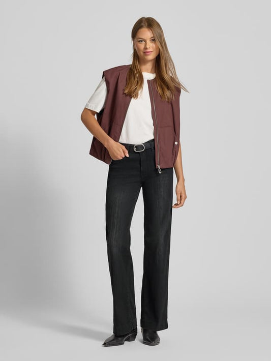 Jeans mit 5-Pocket-Design - Anthrazit