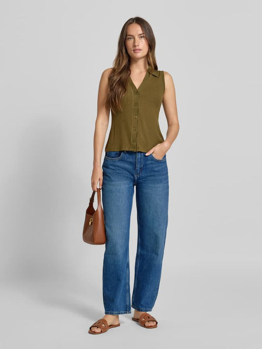 Baggy Fit Jeans im 5-Pocket-Design - Dunkelblau