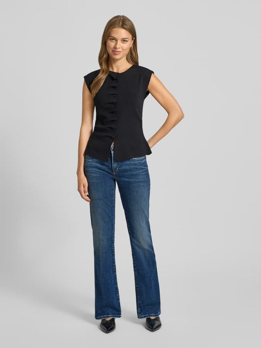 Bootcut Jeans im 5-Pocket-Design Modell 'PARIS' - Blau