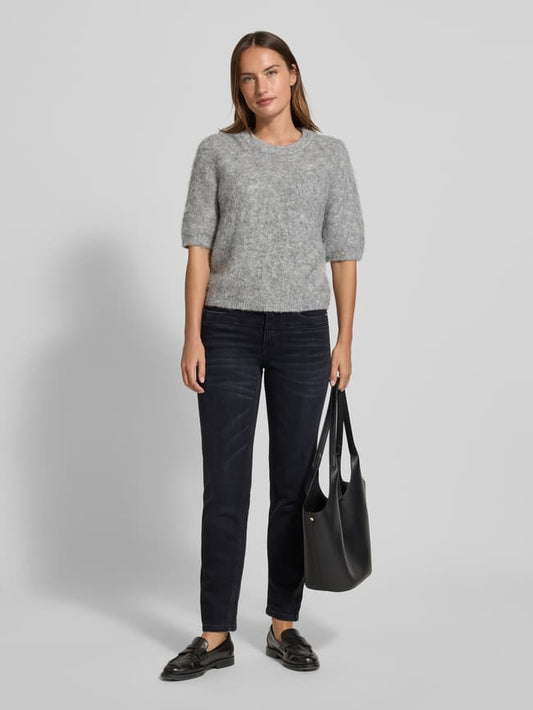 Jeans im Used-Look mit Eingrifftaschen Modell 'PEARLIE' - Black