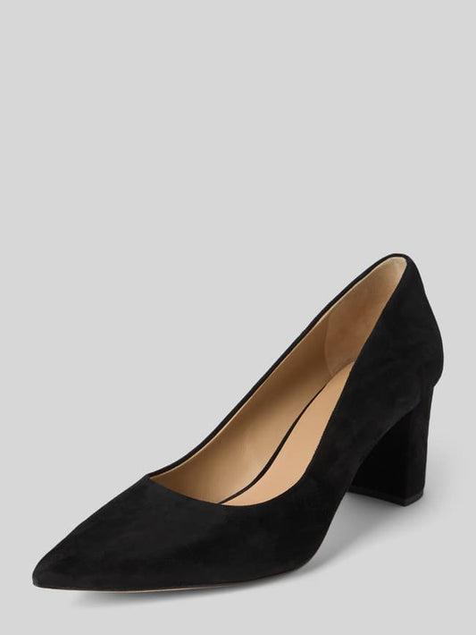 High Heels mit Label-Detail - Black