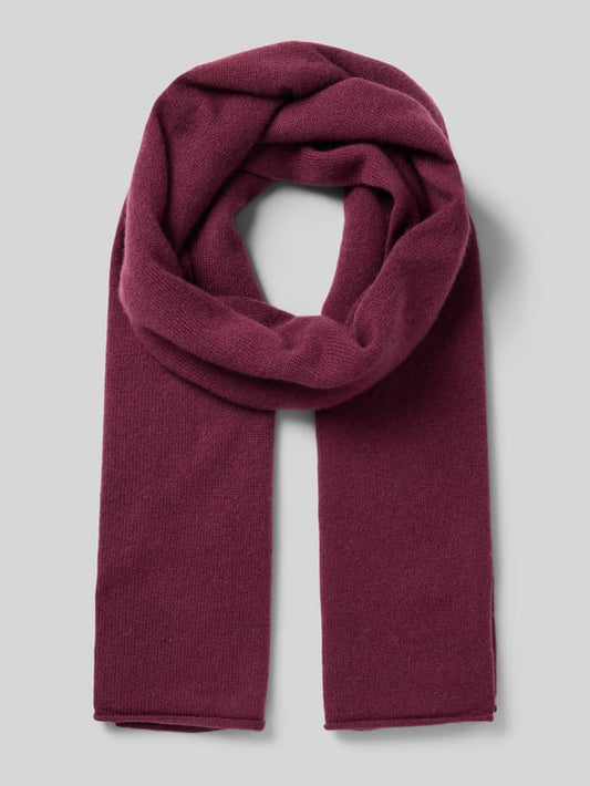 Kaschmirschal in Strick-Optik - Bordeaux