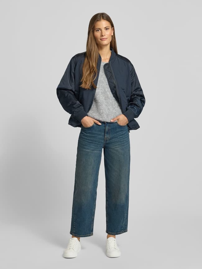 Barrel Fit Jeans im Used-Look Modell 'Lolah' - Jeansblau