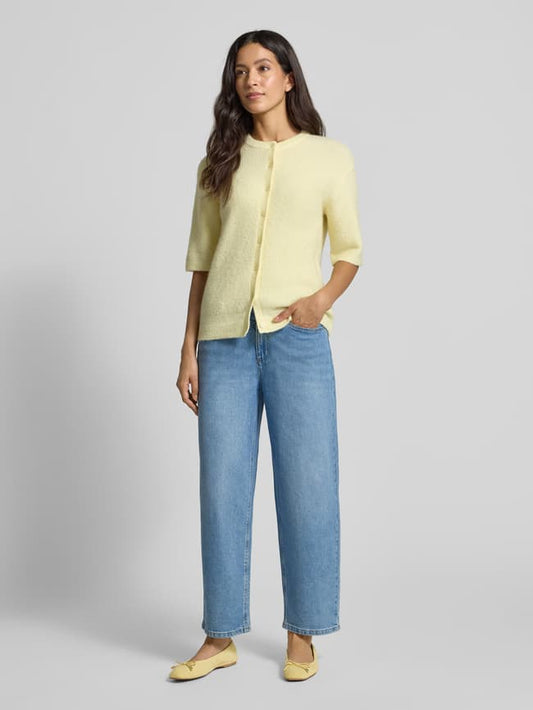 Barrel Jeans mit Eingrifftaschen - Jeansblau