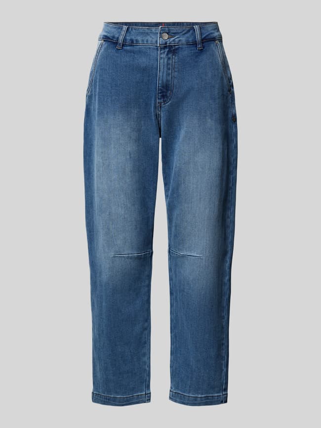 Barrel Fit Jeans im Used-Look - Hellblau