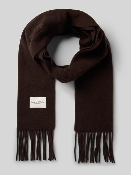 Wollschal aus reinem Wollschal - Dunkelbraun