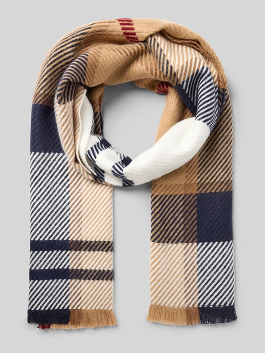 Schal mit Allover-Muster Modell 'BLAIR TARTAN' - Camel