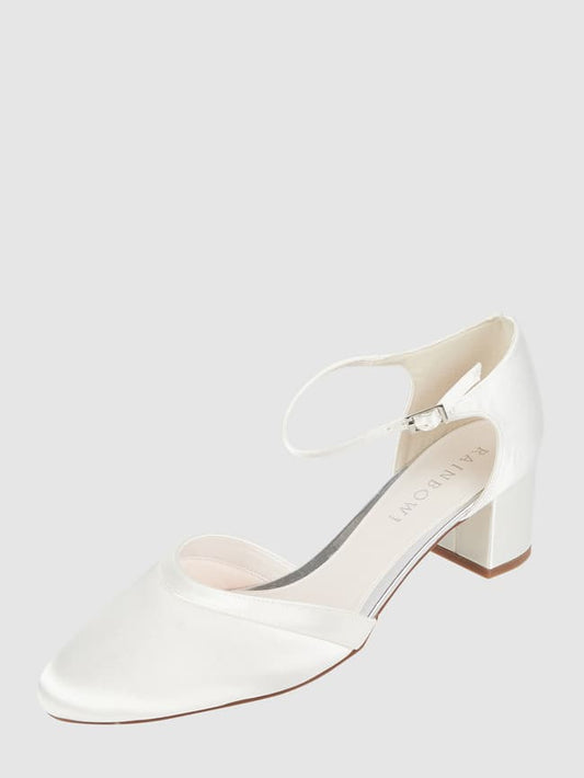 Brautschuhe aus Satin  - Offwhite
